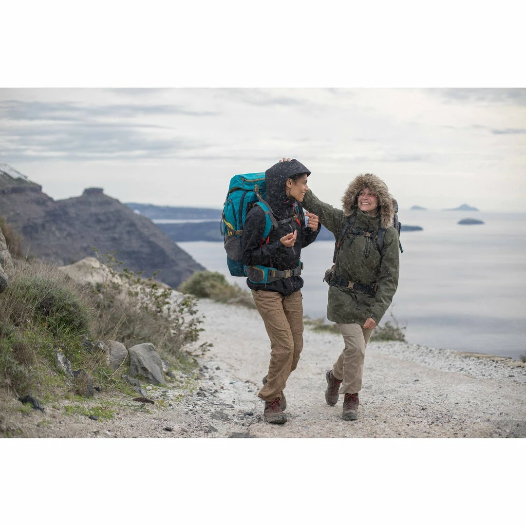 Forclaz Women's Travel Backpacking Pants Arpenaz 500 Hiking Clothing