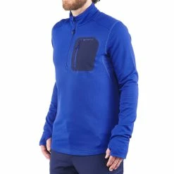 Quechua Hiking Clothing Men's Snow Hiking Long-Sleeve T-Shirt Forclaz 500