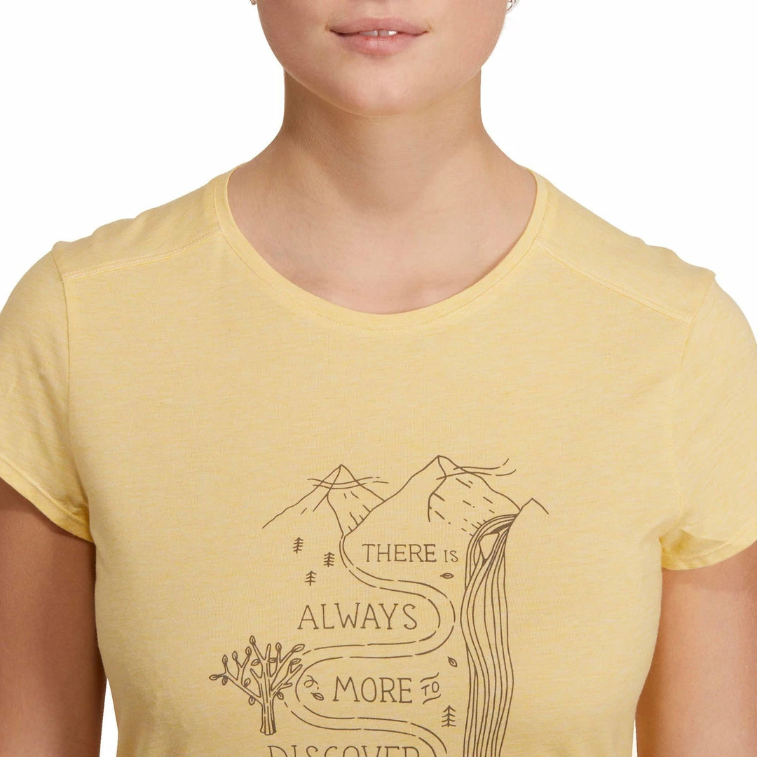 Quechua Women's Nature Hiking T-Shirt Techtil 100