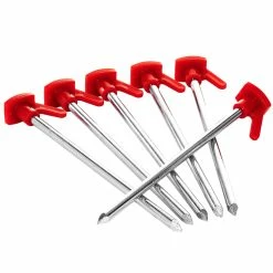 Hiking Clothing Quechua Hard-Ground Tent Pegs, 6-Pack