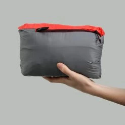 Quechua Hiking Clothing Forclaz Trek 100, Women's Light Backpacking Synthetic Down Jacket With Hoodie