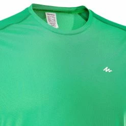 Hiking Clothing Quechua Tech Fresh 100, Short-sleeved Hiking T-Shirt, Men's