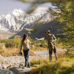 Forclaz Men's Travel Backpacking Pants Arpenaz 500 Hiking Clothing