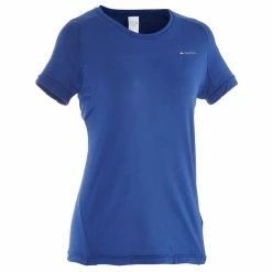Quechua Women's Hiking Short-Sleeve T-Shirt Techfresh 50 Hiking Clothing