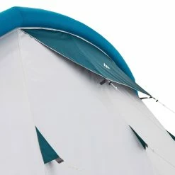 Quechua Air Seconds Fresh & Black, Inflatable Waterproof Family Camping Tent, 5 Person 2 Room Hiking Clothing