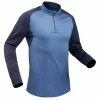 Quechua Men’s Snow Hiking Warm Long-Sleeved T-Shirt SH100 Hiking Clothing