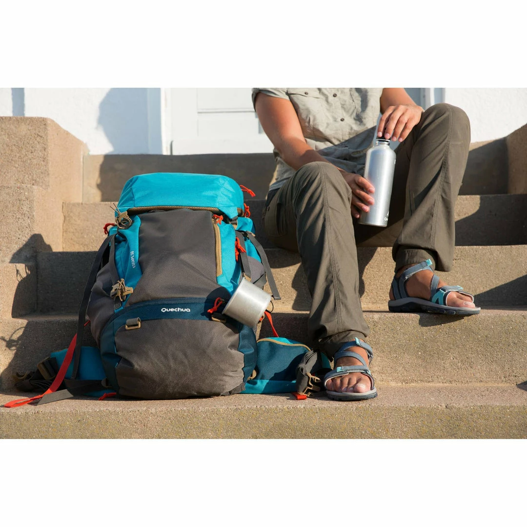 Forclaz Women's Travel Backpacking Pants Arpenaz 500 Hiking Clothing