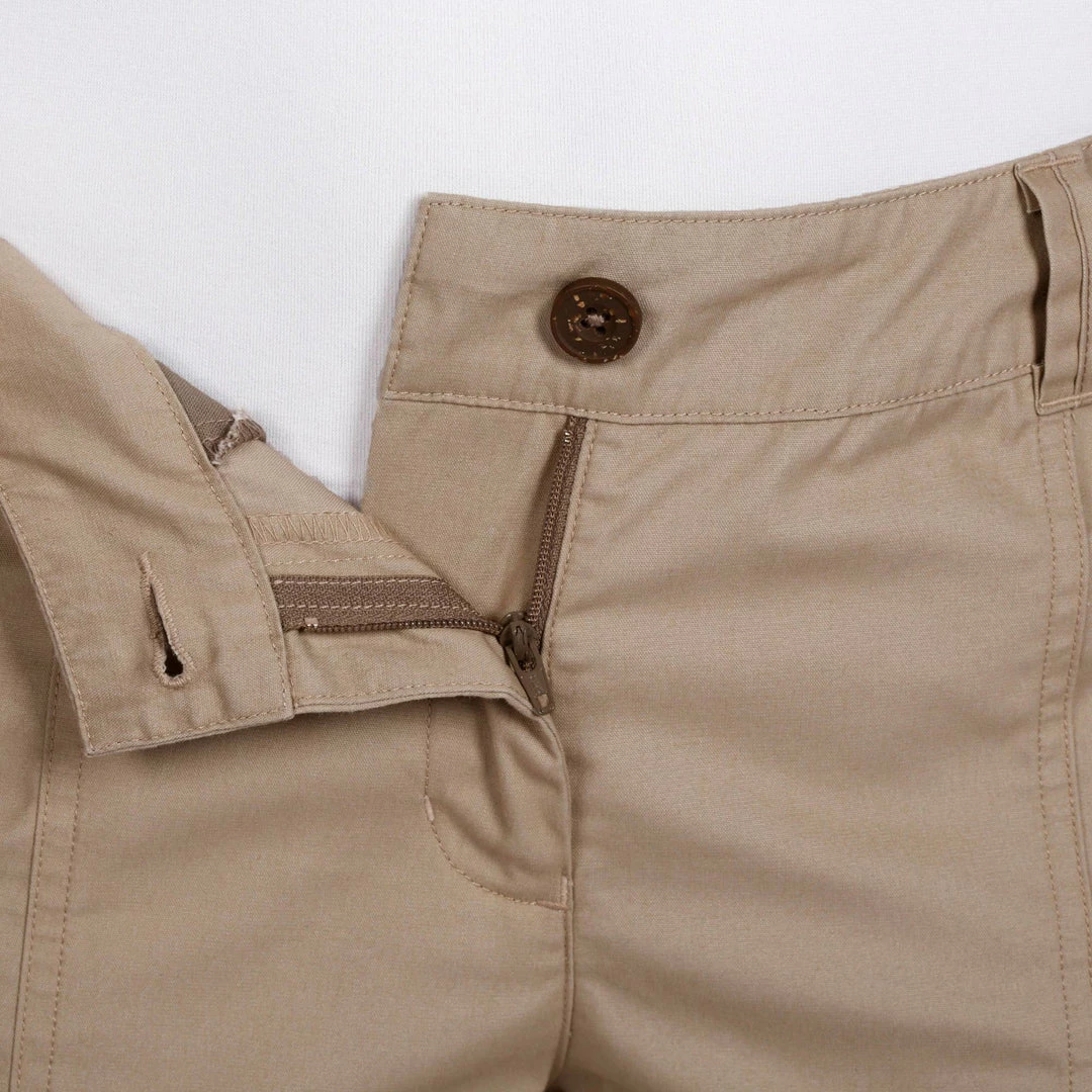 Forclaz Women's Travel Backpacking Pants Arpenaz 500 Hiking Clothing