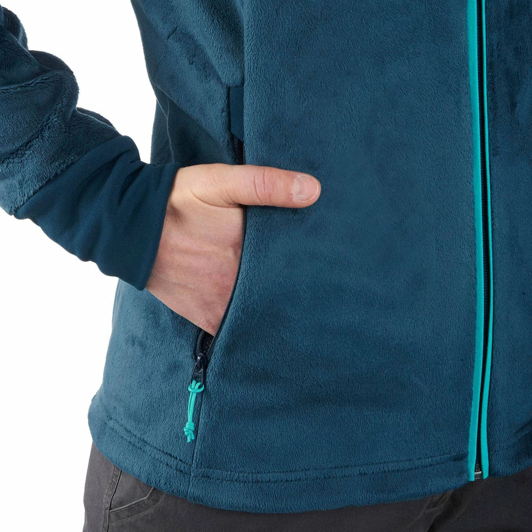 Quechua Women's Mountain Hiking Fleece Jacket Forclaz 500 Hiking Clothing