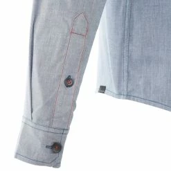 Forclaz Hiking Clothing Men's Travel Backpacking Long-Sleeved Shirt Arpenaz 100