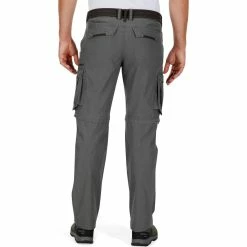 Forclaz Men's Travel Backpacking Zip-Off Pants Arpenaz 500