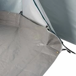 Quechua Air Seconds Fresh & Black, Inflatable Waterproof Family Camping Tent, 5 Person 2 Room Hiking Clothing