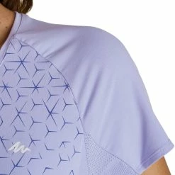 Quechua Women's Hiking Short-Sleeve T-Shirt Techfresh 100 Hiking Clothing