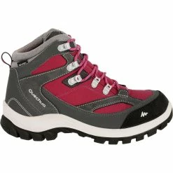 Quechua Women's Hiking High-Rise Waterproof Boots Forclaz 100 Hiking Clothing