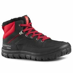 Quechua Junior Snow Hiking Warm Laceup Mid-Height Boots SH100 Hiking Clothing