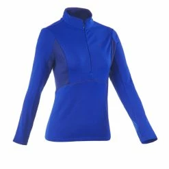 Quechua Women's Active Snow Hiking Warm Long-Sleeve T-Shirt 500 Hiking Clothing