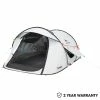 Hiking Clothing Quechua 2 Second Fresh & Black, Waterproof Pop Up Camping Tent, 2 Person