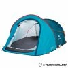 Quechua 2 Second, Waterproof Pop Up Camping Tent, 2 Person
