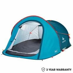 Quechua 2 Second, Waterproof Pop Up Camping Tent, 2 Person