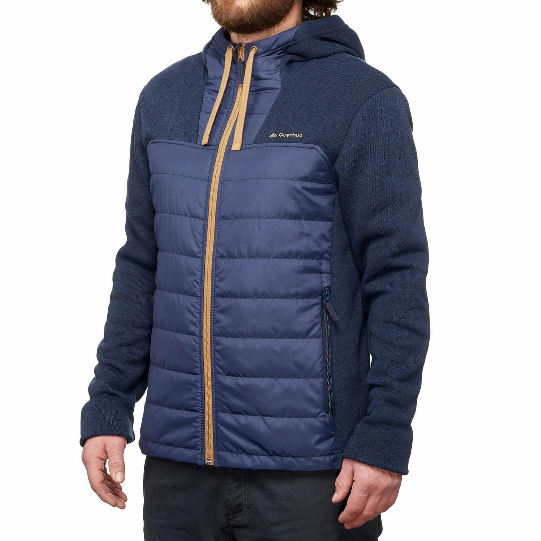Quechua NH500, Hiking Puffer Hoodie, Men's