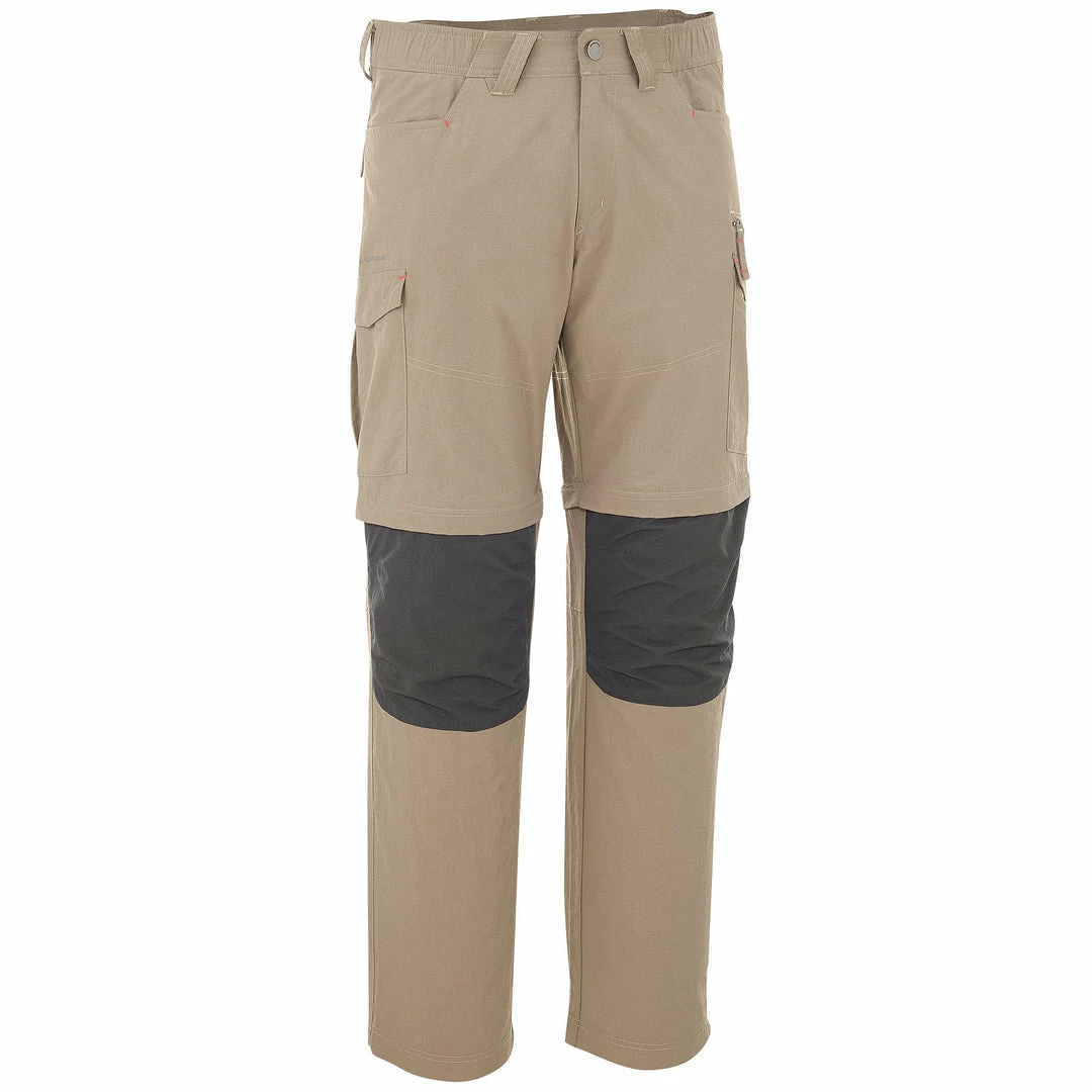 Hiking Clothing Men's Backpacking Zip-Off Pants Forclaz 100