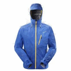 Quechua Hiking Clothing Mens Hiking Waterproof Rain Jacket Forclaz 400