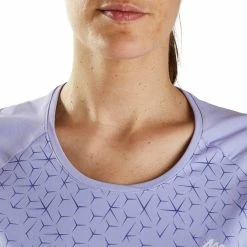 Quechua Women's Hiking Short-Sleeve T-Shirt Techfresh 100 Hiking Clothing