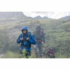 Quechua Hiking Clothing Mens Hiking Waterproof Rain Jacket Forclaz 400