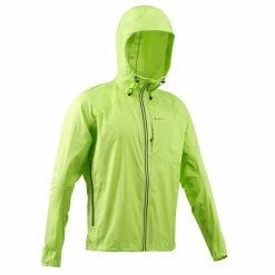 Quechua Men's Hiking Waterproof Rain Jacket Helium Rain 500 Hiking Clothing