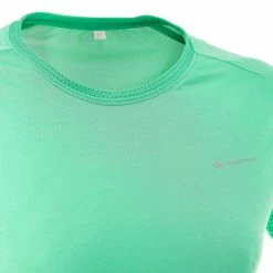 Quechua Women's Hiking Short-Sleeve T-Shirt Techfresh 50 Hiking Clothing