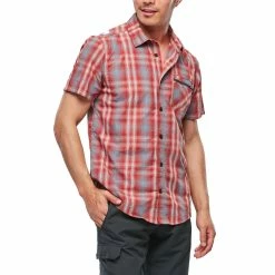 Quechua Hiking Clothing Men's Hiking Short-Sleeved Shirt Arpenaz 100