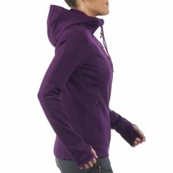 Quechua Women's Hiking Fleece Jacket Forclaz 400 Hiking Clothing