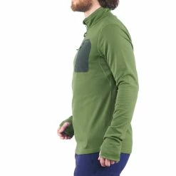 Quechua Hiking Clothing Men's Snow Hiking Long-Sleeve T-Shirt Forclaz 500