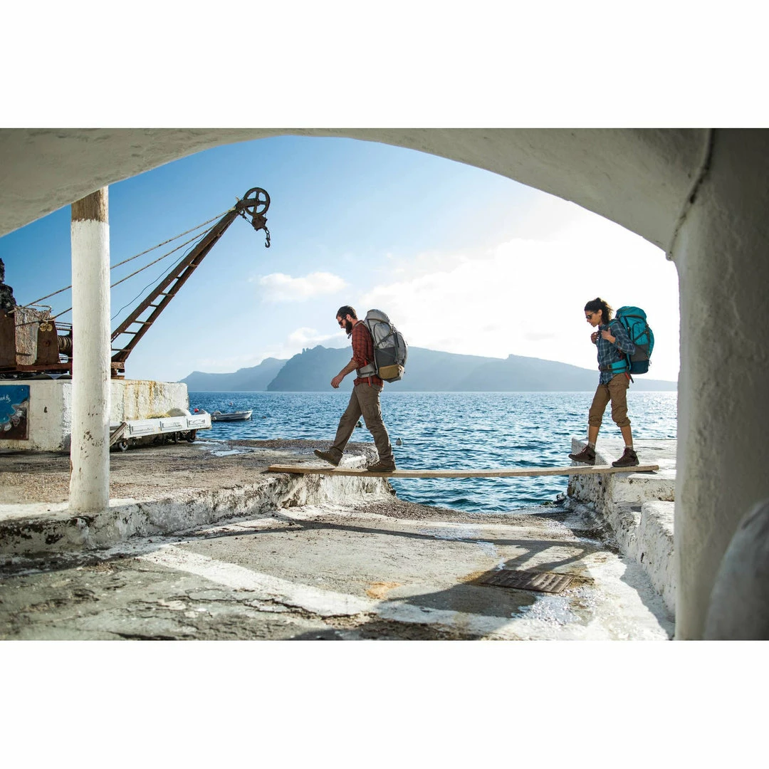 Forclaz Women's Travel Backpacking Pants Arpenaz 500 Hiking Clothing