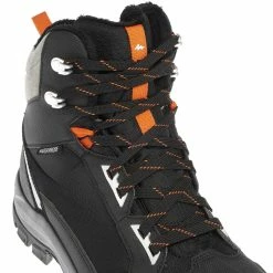 Quechua Forclaz 500 Warm Waterproof Men's Hiking Boots - Black