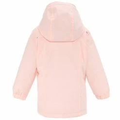 Quechua Girls' Hiking Jacket Hike 100 Warm Waterproof - Coral Hiking Clothing