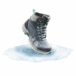 Quechua Hiking Clothing Waterproof Women's Hiking Boots Snow Hiking 500 Active Warm