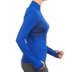 Quechua Women's Active Snow Hiking Warm Long-Sleeve T-Shirt 500 Hiking Clothing