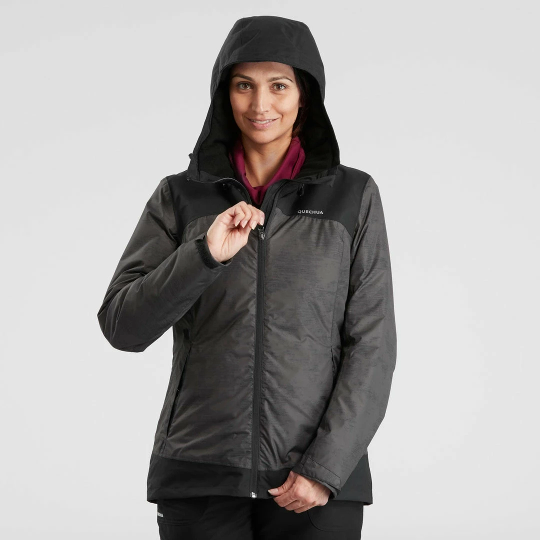 Quechua SH100 X-Warm, Waterproof Hiking Jacket, Womenâs Hiking Clothing