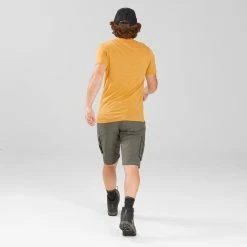 Forclaz Travel 100, Merino Wool Hiking T-Shirt, Men's