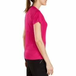 Quechua Women's Hiking Short-Sleeve T-Shirt Techfresh 100 Hiking Clothing