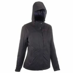 Quechua Women's Hiking Waterproof Rain Jacket Arpenaz 300 Hiking Clothing