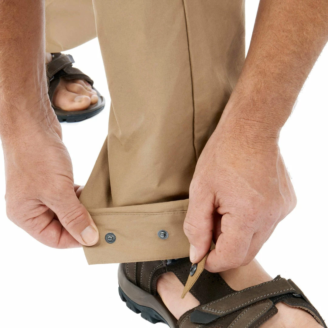 Forclaz Travel 500, Convertible Pants, Men's Hiking Clothing