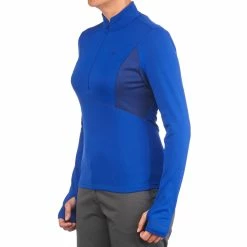 Quechua Women's Active Snow Hiking Warm Long-Sleeve T-Shirt 500 Hiking Clothing