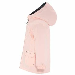 Quechua Girls' Hiking Jacket Hike 100 Warm Waterproof - Coral Hiking Clothing