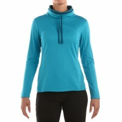 Quechua Women's Snow Hiking Long-Sleeve T-Shirt SH100 Hiking Clothing