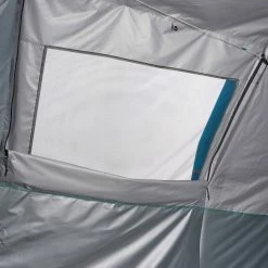 Hiking Clothing Quechua Air Seconds Fresh & Black, Inflatable Waterproof Family Camping Tent, 6 Person 2 Room