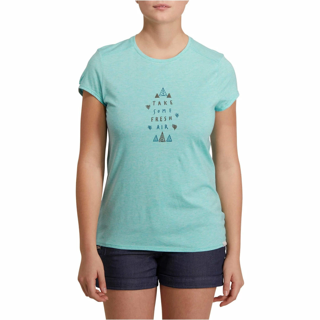 Quechua Women's Nature Hiking T-Shirt Techtil 100