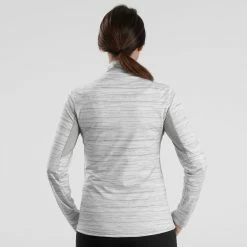 Quechua Women's Snow Hiking Warm Long-Sleeved T-Shirt SH500 Hiking Clothing