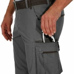 Forclaz Men's Travel Backpacking Zip-Off Pants Arpenaz 500